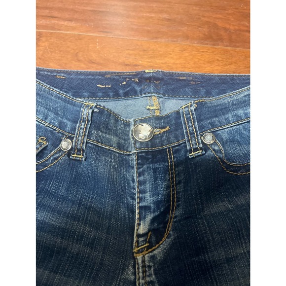 Seven 7 stylish jeans with rhinestone button Sz 8 - Picture 6 of 6